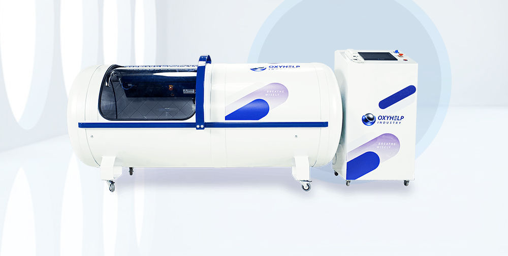 Oxygen therapy hyperbaric chamber