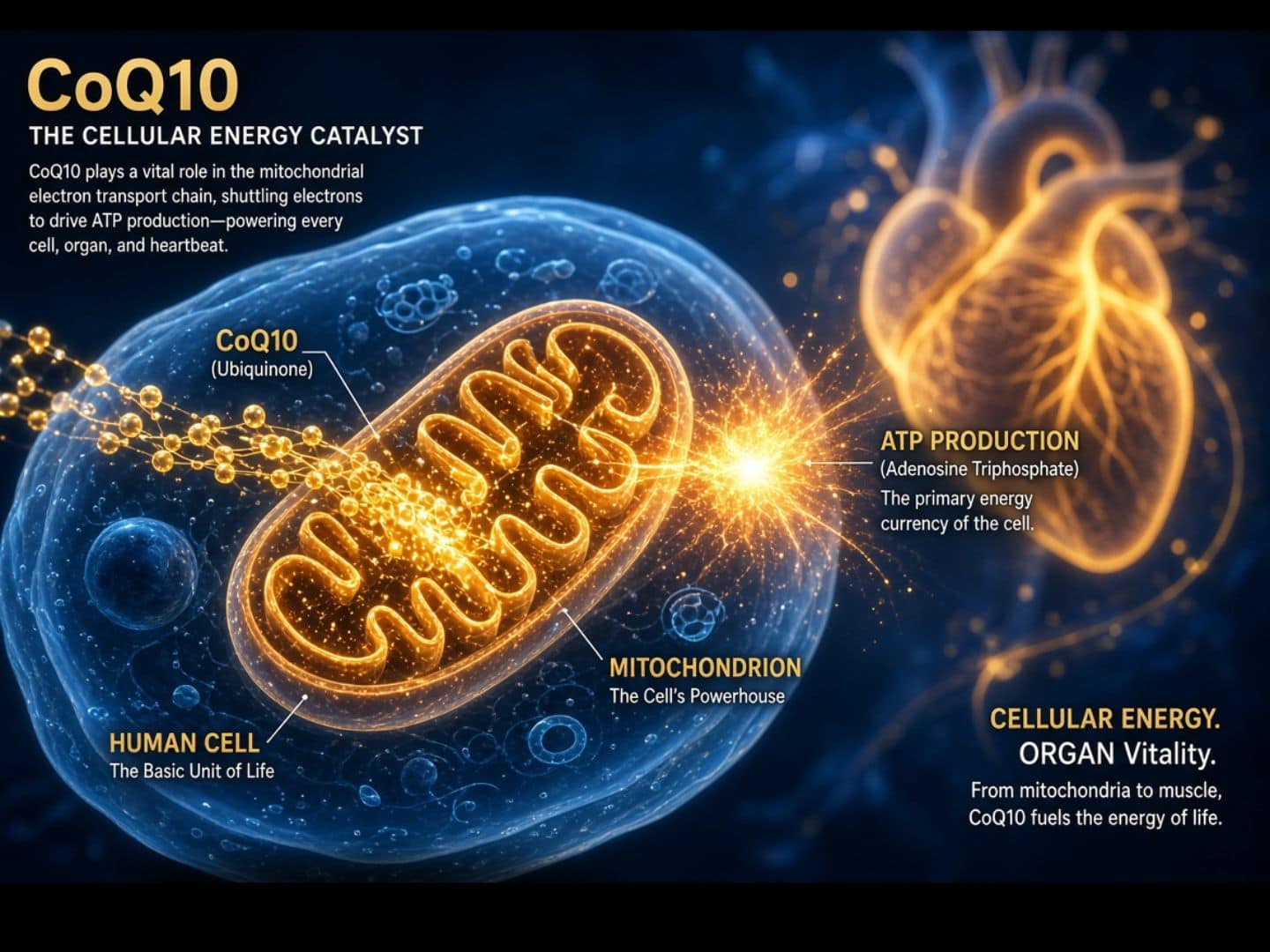 Cellular Energy and Longevity: The Role of CoQ10